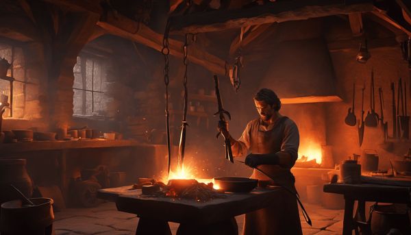 Forge des guerriers : l’artisanat des épées médiévales redéfini