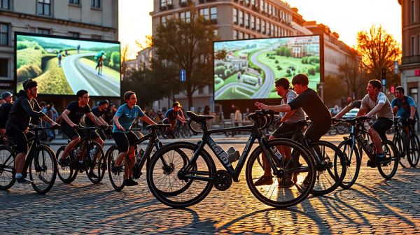 Top animations vélo qui attirent les participants aux événements