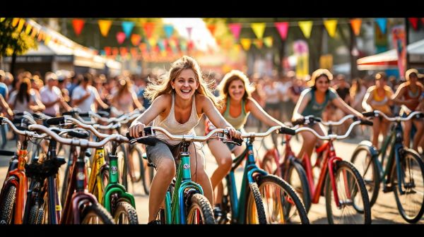 Top animations vélo qui attirent les participants aux événements